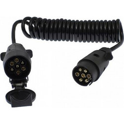 Σπιράλ Προέκταση Καλωδίου για Τρέιλερ 12V 7 Pins 3m HW-0358