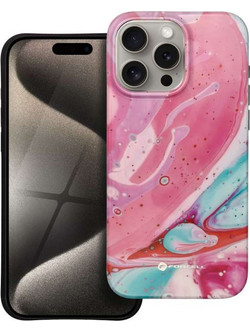 Forcell F-Protect Mirage - Θήκη με Υποστήριξη MagSafe για Apple iPhone 15 Pro Max σε Ροζ Xρώμα