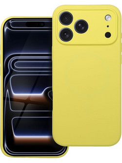 Silicone Case for Iphone 17 Pro Max Yellow