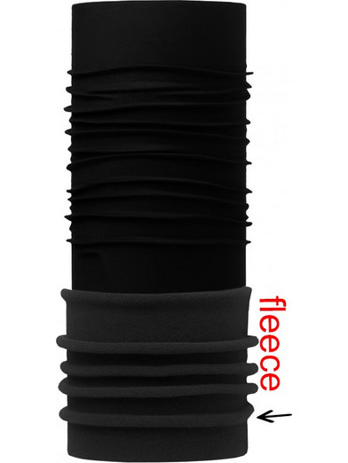 AGVPRO FLEECE ΜΑΝΤΗΛΙ ΛΑΙΜΟΥ POLAR BLACK (ONE SIZE)