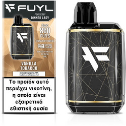 Fuyl Pod System 500mAh Starting Kit Vanilla Tobacco 20mg 850 Puffs - Dinner Lady