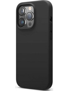 Back Cover Σιλικόνης Μαύρο (iPhone 15 Pro)