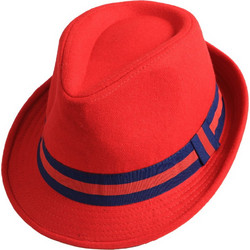 Lancaster Ανδρικό Καπέλο Jockey Υφασμάτινο Κόκκινο S0361169