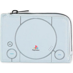 Difuzed Sony Playstation Ανδρικό Πορτοφόλι Καρτών Card Holder Γκρι