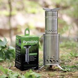 Axinar Pyrolino Camping - Φορητή Σόμπα Ξύλου & Pellet με Τριτογενή Καύση