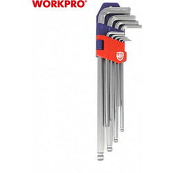 ΑΛΛΕΝ ΚΛΕΙΔΙΑ ΜΠΙΛΙΑΣ ΜΑΚΡΥΑ ΣΕΤ 9 τμχ WP222007 WORKPRO (PROFI) (ΚΑΡΤΕΛΑ) Ποσοτ.6.00