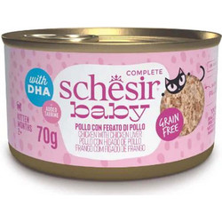 Schesir Baby Grain Free with Chicken & Liver 70gr