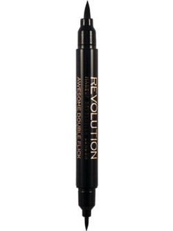 Makeup Revolution Awesome Double Flick Black Στυλό Eyeliner