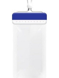 POWERTECH αδιάβροχη θήκη smartphone MOB-2013, IPX8, μπλε-λευκή