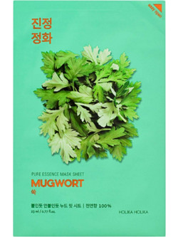 Holika Holika Pure Essence Mugwort Sheet Μάσκα Προσώπου για Μαύρα Στίγματα 1τμχ