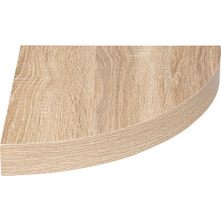 Γωνιακό Ράφι Τοίχου 5Five Fixy 25x25x3.8cm Μπεζ 181396C