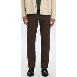 Selected Ανδρικό Παντελόνι Chino Λινό Slim Εφαρμογή Ανθρακί 16090139