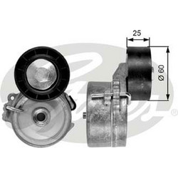 Gates Τεντωτήρας ιμάντα, Ιμάντας poly-V - T39033