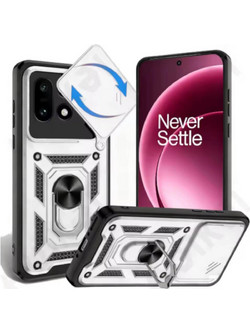 Bodycell Armor Slide Cover Case Θήκη Silver (OnePlus 15)