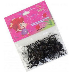 Λάστιχα μαλλιών Ράστα μεγάλα μαύρα - Ro Ro Accessories