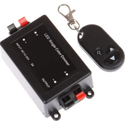 VenCore VenCore 6613-10001 - RF Dimmer 12-24V with Remote One Color - Ασύρματο RF Dimmer 12-24 Volt με Χειριστήριο - Μονού Χρώματος - 12 Volt 96 Watt & 24 Volt 192 Watt Μέγιστο Φορτίο