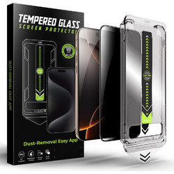 iPhone 17 / 16 Pro - Techsuit TitanGlass FullCover - Privacy