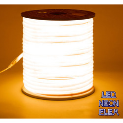 NEOTUBE 70596 Ταινία Neon Flex LED 12W/m 720lm/m 360 DC 220-240V Αδιάβροχο IP65 120 x SMD2835 Chip/m Ultra Θερμό Λευκό 2200K Dimmable - Sanan SMD Chip - Μ100 x Π1.3 x Υ1.3