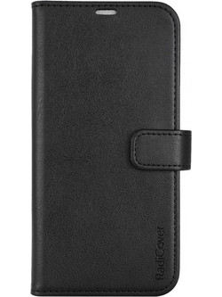 RadiCover - Radiation Protection Wallet Vegan Leather iPhone 14 PRO MAX Flipcover Black