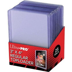 Regular Toploader Clear Ultra Pro 3X4" - Pack of 25