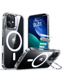 Θήκη ESR Classic Hybrid Kickstand Back Cover Μεταλλικό για iPhone 17 - Διάφανο