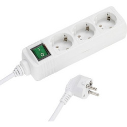 Vivanco 3WAy (3XSchuko) With Shutter Πολυπριζο 1.4m White - (VVELSTR3SCHW2)