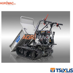 Μεταφορικό Καρότσι Dumper AGRIMAC 300kg GRAECUS D300 Με Μηχανική Ανατροπή & Κινητήρα Loncin 6.5hp