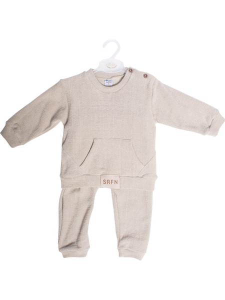Serafino Παιδικό Σετ Φόρμας Μπεζ FW25-6267