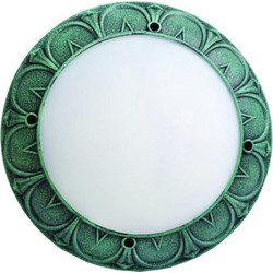 ΠΛΑΦΟΝΙΕΡΑ 1XE27 IP66 ANTIQUE GREEN - 95RITA/AG