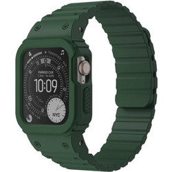 Buddi Forge Unibody Θήκη Σιλικόνης για Apple Watch Ultra 1 / Ultra 2 / Ultra 3 49mm Πράσινη