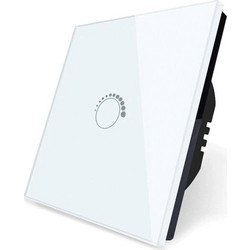 TOUCH RF433 EU 2 GANG 1 WAY DIMMABLE SWITCH WHITE - 195014/WH
