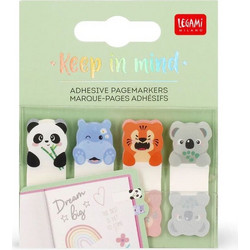Legami Adhesive Pagemarkers-Keep In Mind-Cute Animals (SKN0003)