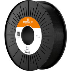Bedrock PLA Filament 1.75mm Spool of 2,5Kg Black