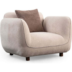 Papatya Πολυθρόνα Cream Pavia 560ARE5256 115x90x75cm