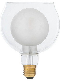 Λάμπα LED G125 Atmosphera για ντουί E27, 4W, 2200Κ, Θερμό Λευκό - ATMOSPHERA