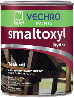 Vechro Smaltoxyl Hydro Teak Λάδι Εμποτισμού Ξύλου Έτοιμο προς Χρήση Satin 0.75lt