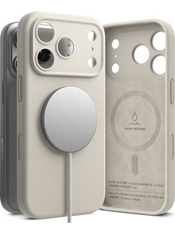 Ringke Silicone Magnetic MagSafe Case Beige (iPhone 17 Pro)