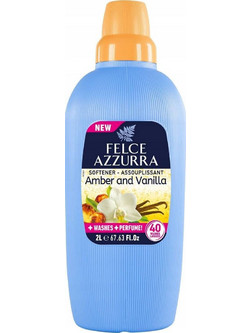 Felce Azzurra Συμπυκνωμένο Μαλακτικό Ρούχων 2lt 40 Μεζ, Κεχριμπάρι & Βανίλια