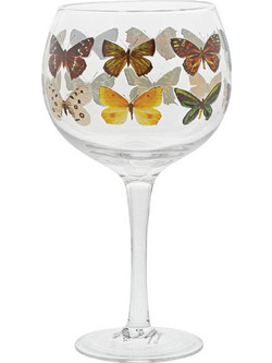 Enesco Ποτήρι Γυάλινο Butterflies Copa