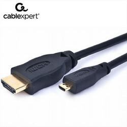 Cablexpert Καλώδιο HDMI 1.4 HDMI Male to Micro HDMI Male 1.8m Black