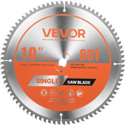 VEVOR Δίσκος Πριονιού 254mm, 80 Λάμες, Για Αλουμίνιο και Μέταλλα DPYJPDPQDCL24296Z001V0
