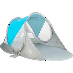 NILS Camp Τέντα Παραλίας Pop Up Ασημί 200x120x93cm NC3142