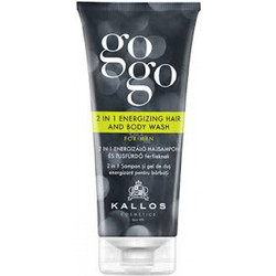 Kallos KJMN Go Go 2 In 1 Energizing Hair Σαμπουάν & Αφρόλουτρο για Επανόρθωση 200ml