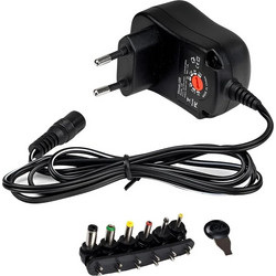 Τροφοδοτικό Universal Ρυθμιζόμενο 12W 3V-12V 1A Με 6 Κεφαλές ATC-12W