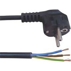 ΚΑΛΩΔΙΟ ΤΡΟΦΟΔΟΣΙΑΣ 3X1.5mm 1.2m ΣΟΥΚΟ ΓΩΝ.ΜΑΥΡΟ YUN (ΣΕΤ ΜΕ 5)