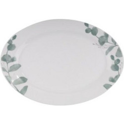 Eaton Πιατέλα Οβάλ Οπαλίνα GREEN LEAF-ARIA 30x22cm ME25032230