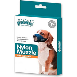 Pawise Nylon Muzzle Νάιλον Φίμωτρο για Σκύλους με Δίχτυ και Προσαρμόσιμο Λαιμό XLarge