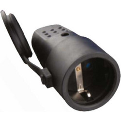 Cubalux Φις Σούκο Θηλυκό Στεγανό IP44 Μαύρο - CUBALUX - 980752