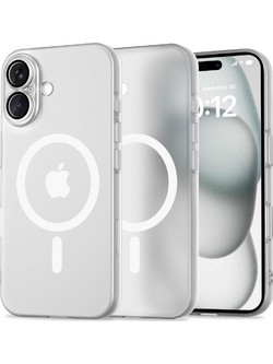 Tech-Protect Θήκη Magslim Magsafe iPhone 16 Matte/White
