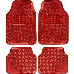 Πατάκια αυτοκινήτου - Celebrity Car - 016 - 4pcs - 122292 - Red